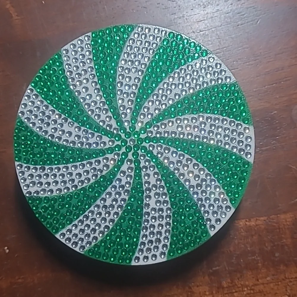 Rhinestone Christmas Coasters - Picture 10 of 14